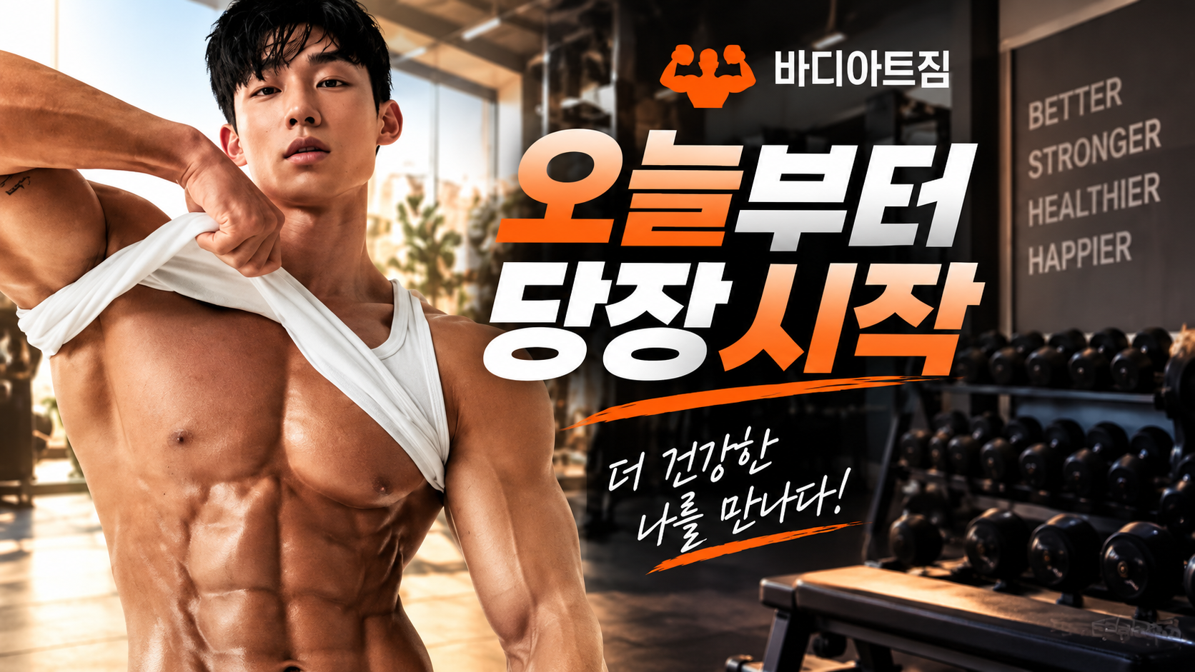 향남 헬스장 [바디아트짐], 프리웨이트부터 PT까지 쾌적한 운동공간